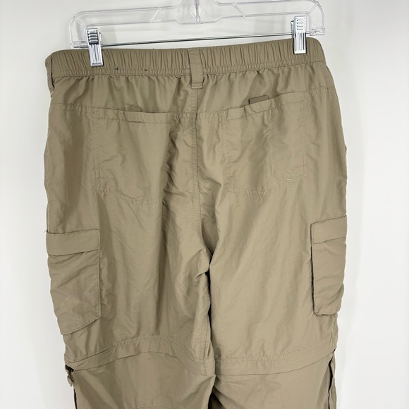 REI Convertible Hiking Pants Zip Off Size 14 Petite Khaki - Picture 5 of 8